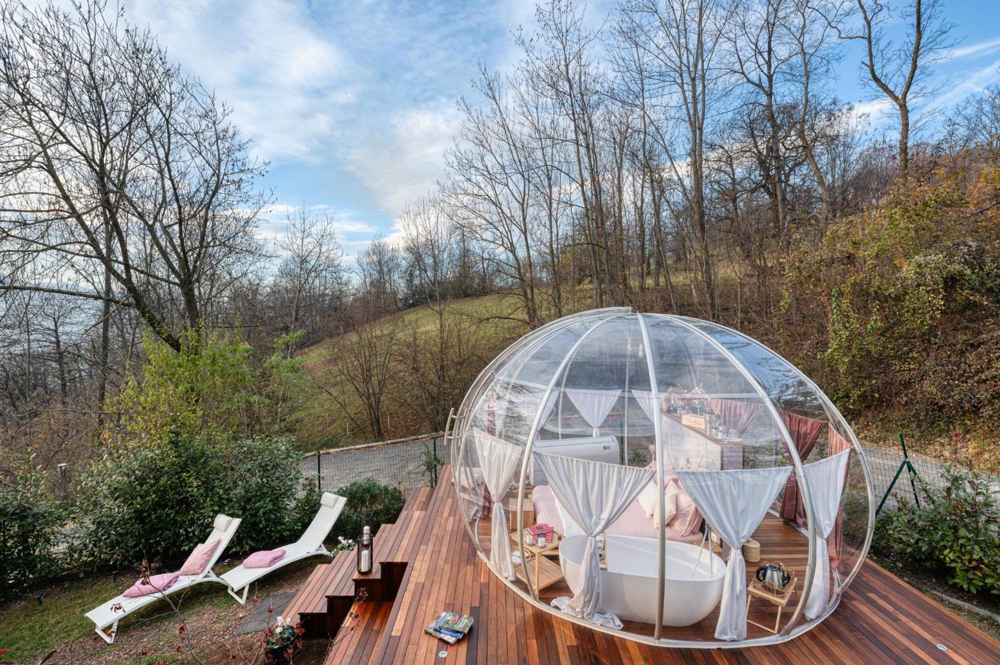 Il Cantico Bubble Room Experience San Giacomo (Piedmont) Exterior foto