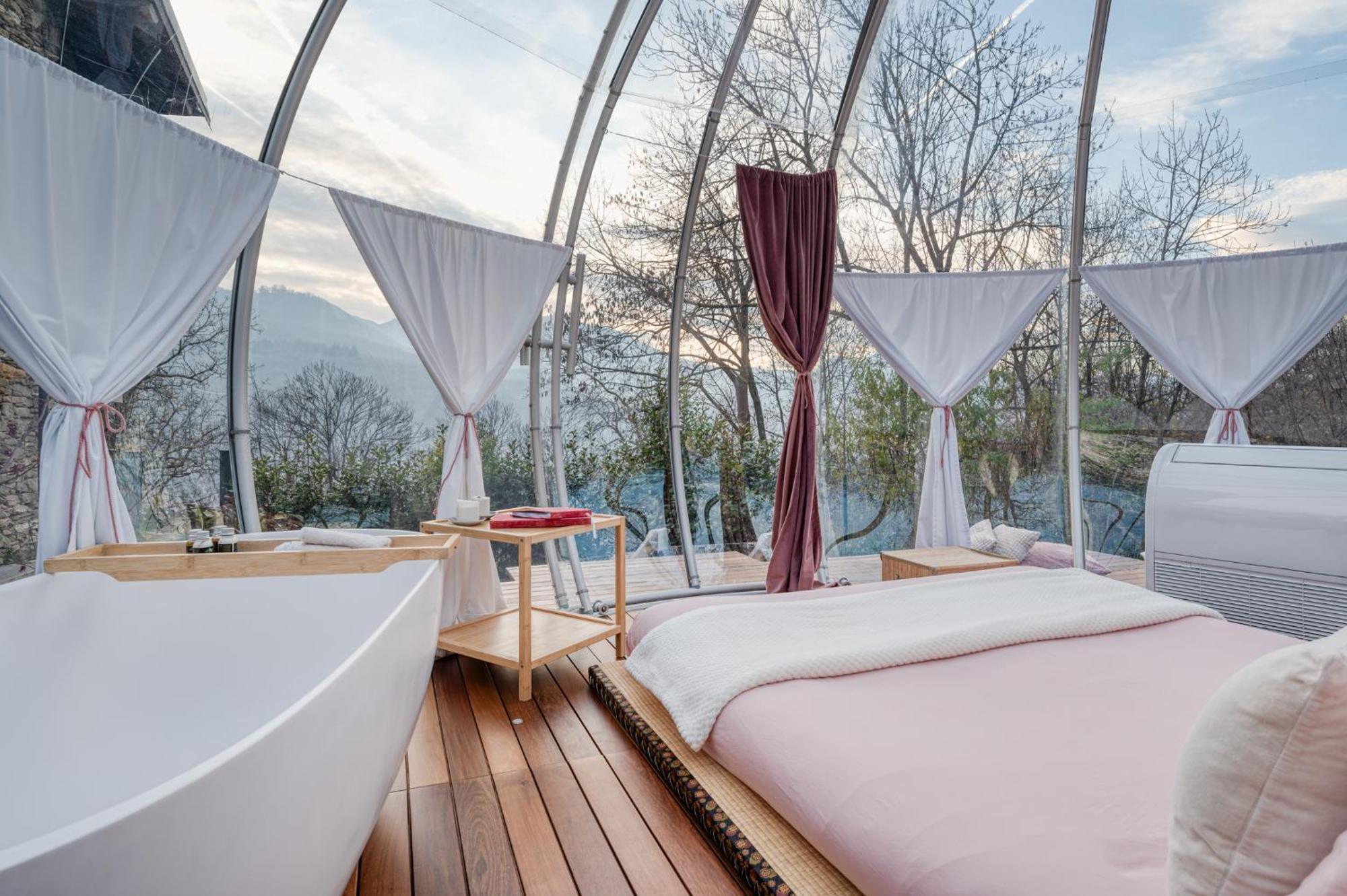 Il Cantico Bubble Room Experience San Giacomo (Piedmont) Exterior foto
