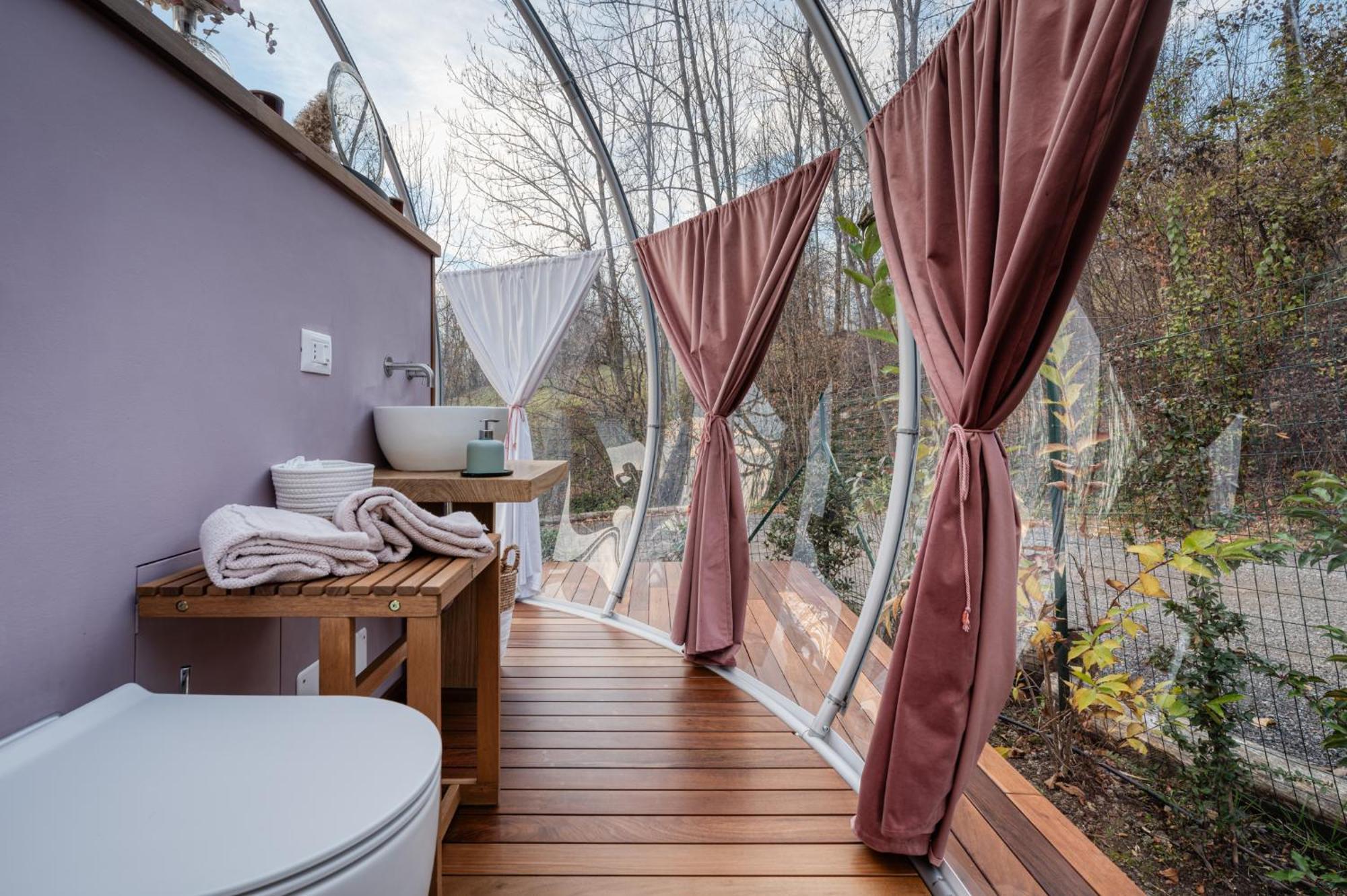 Il Cantico Bubble Room Experience San Giacomo (Piedmont) Exterior foto
